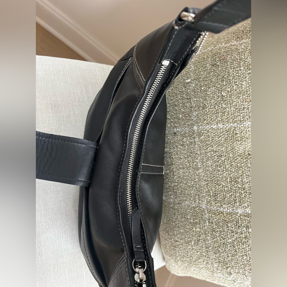 Vintage Coach Soho F1197 Black Leather Buckle Shoulder Bag – Y2K 2000s Classic - Picture 10 of 12